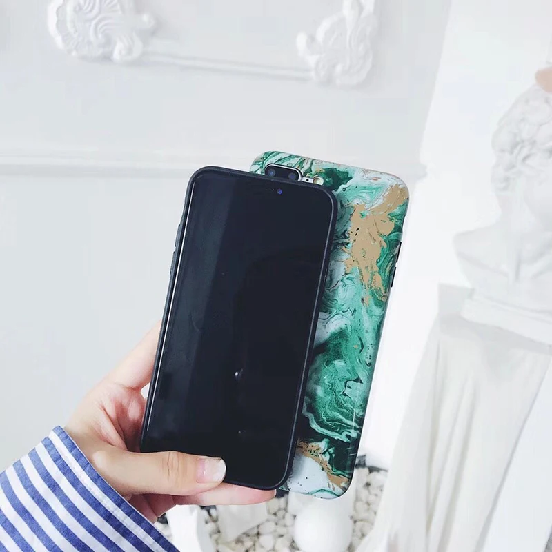 

Black Gold Marble Soft TPU Silicone Phone Case For iPhone 12 Pro 11 Pro Max X XS 7 8 Plus XS Max XR 6 6S Plus Back Cover Coque