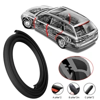 car door seal strip rubber strip anti aging noise reduction sealing strip dust proof sealant for a b c pillars car accessories