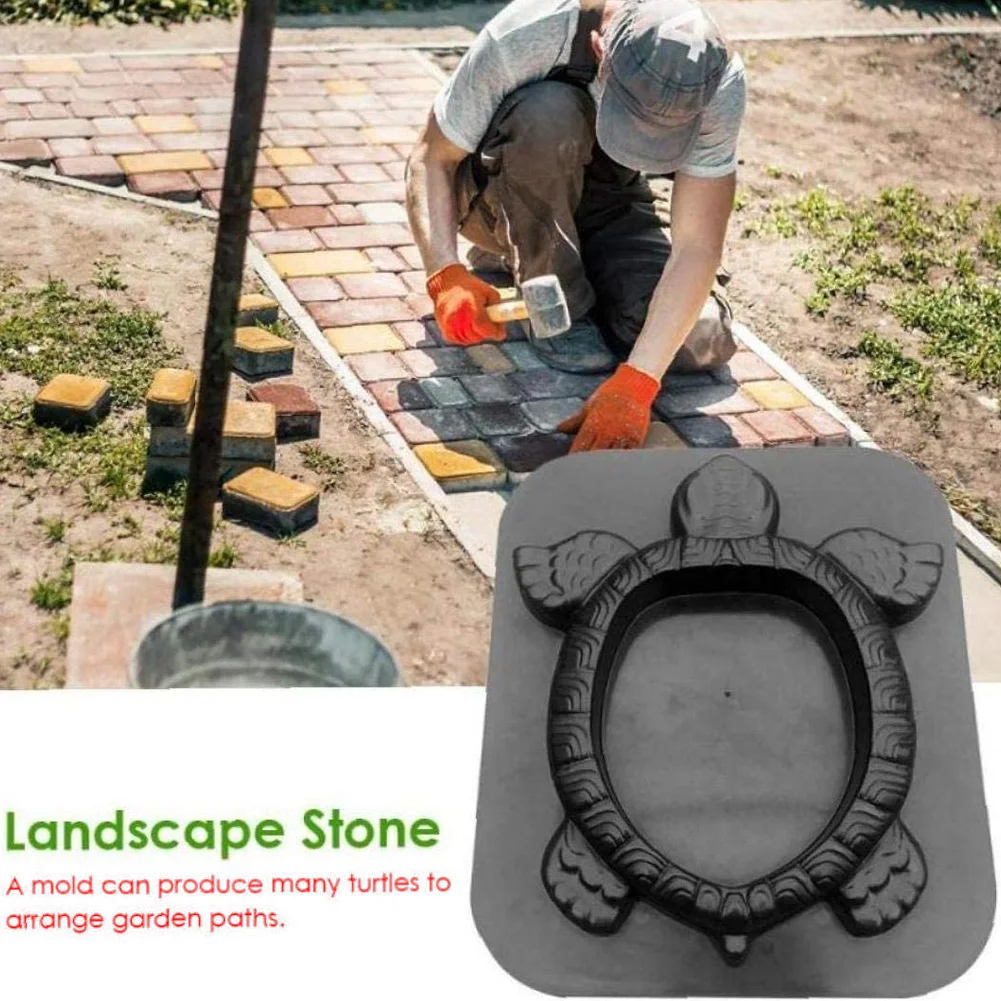 

Turtle DIY Paving Mould Garden Landscape Mold Plastic Stepping Stones Floor Moulds Path Molds For Lawns Parks Courtyards Beaches