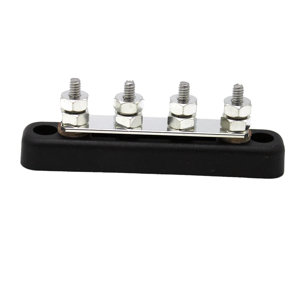 

4 Post power distribution block for Automative Boating Fishing Battery Switches Busbars