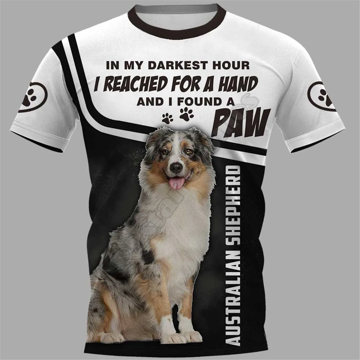 

Austalian Shepherd 3D Printed t-shirt Harajuku Streetwear T shirts Funny Animal Men For Women Short Sleeve Drop Shipping 06