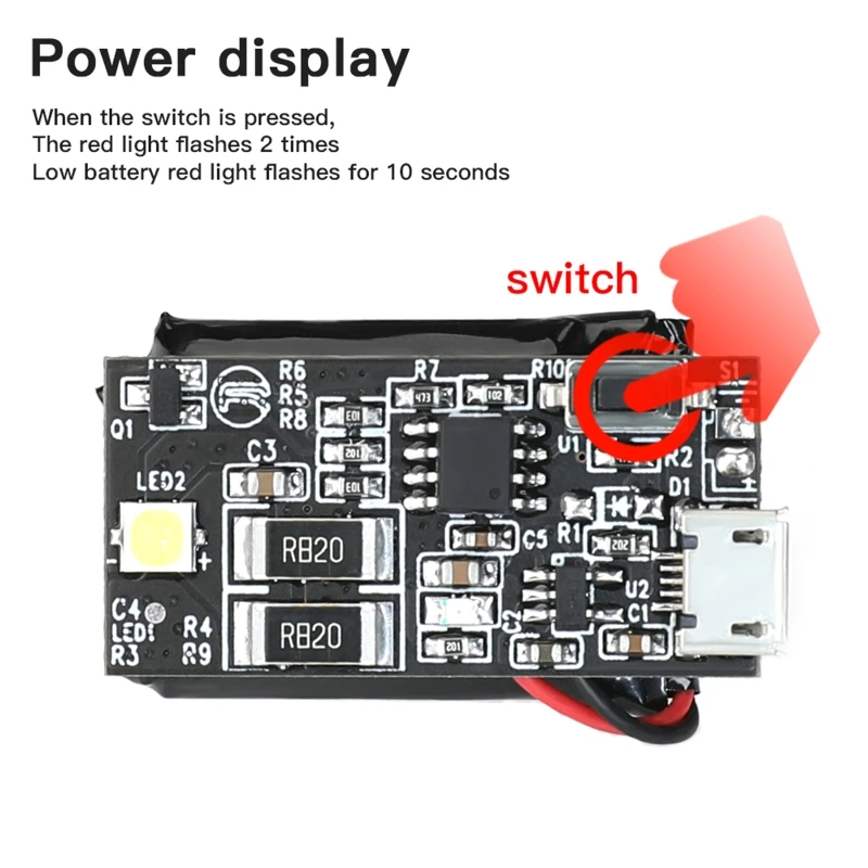 

10W High Power Flash Strobe Light for DJI Mavic /Phantom /Fimi Drone Super Bright 1000lm Night Flight Light Lamp Accessories