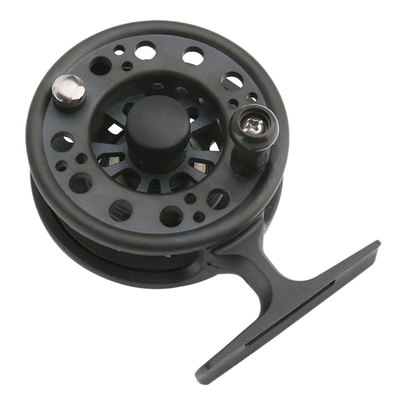 

Ultralight Portable Fly Fishing Reel Left / Right Hand Former Ice Fishing Wheels for Ocean / Lake Fishing