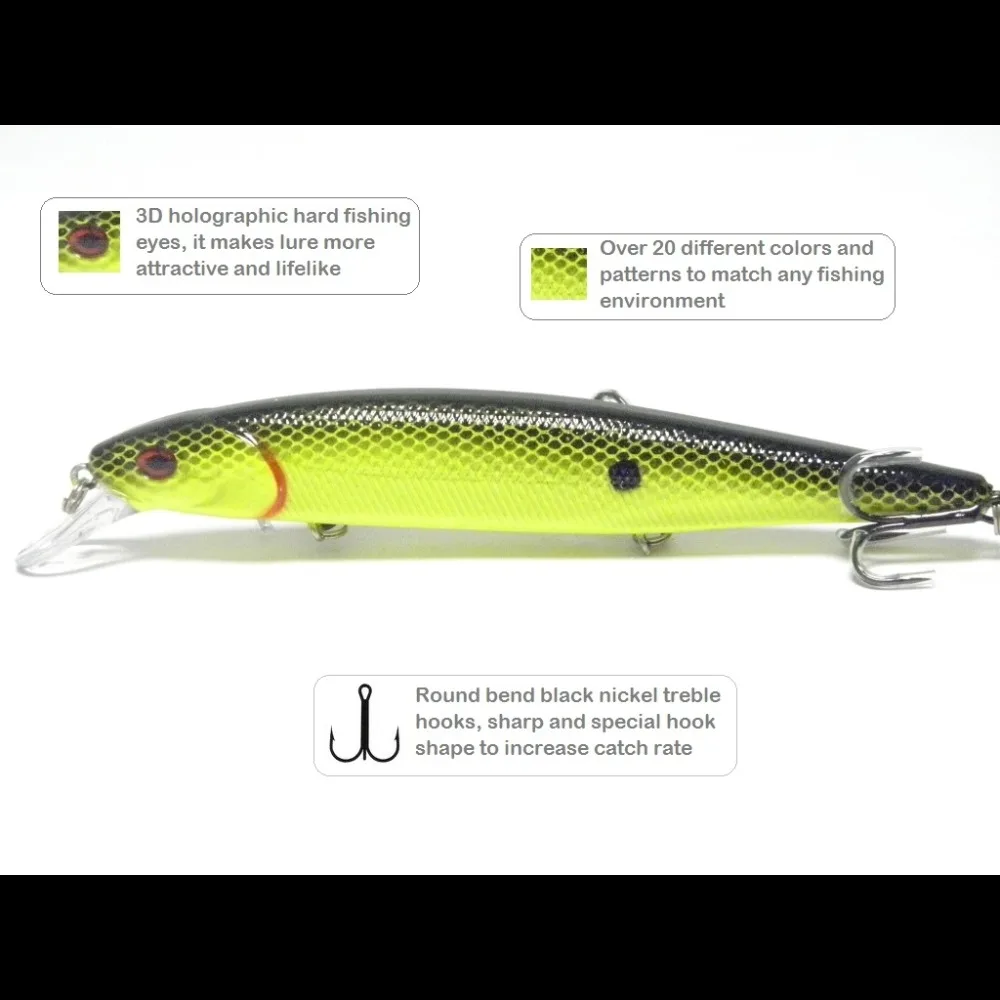 WLure 14 см 24 г Minnow система передачи веса длинная литая жесткая приманка пресная вода море поддельная приманка для рыбалки Джеркбейт рыболовные приманки M774