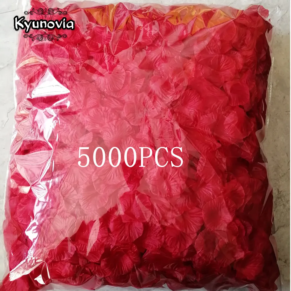 Отдельные Лепестки розы Kyunovia 5000 шт. лепестки свадебное украшение искусственная
