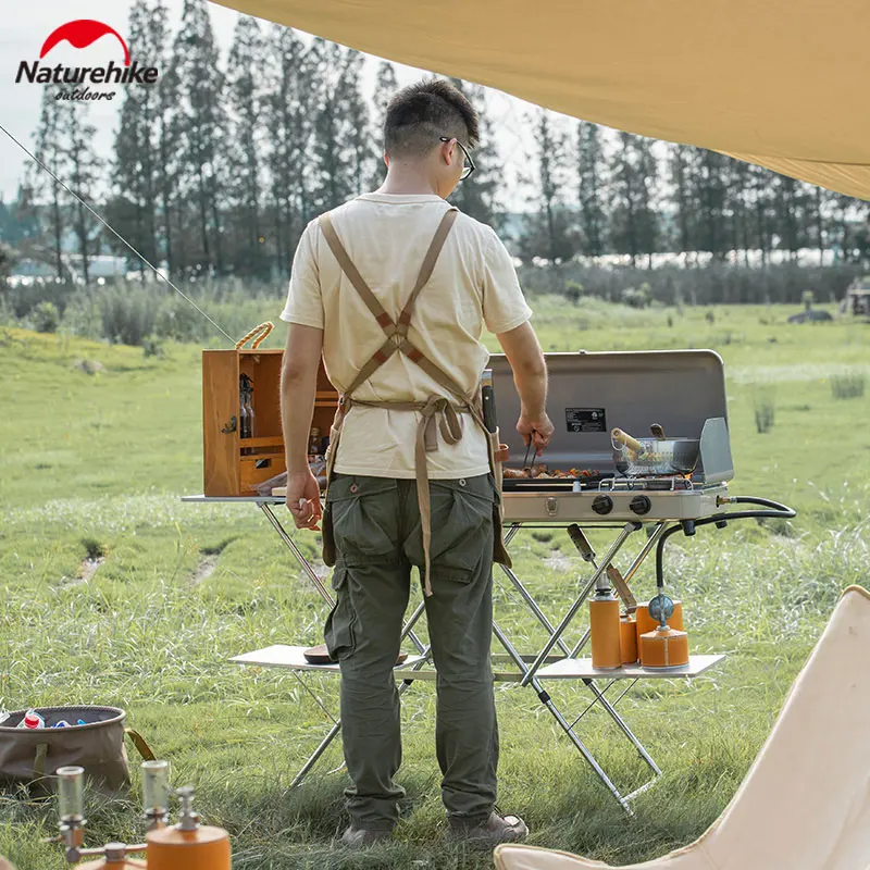 Naturehike открытый гриль для пикника 2000 Вт мощная газовая плита из нержавеющей стали