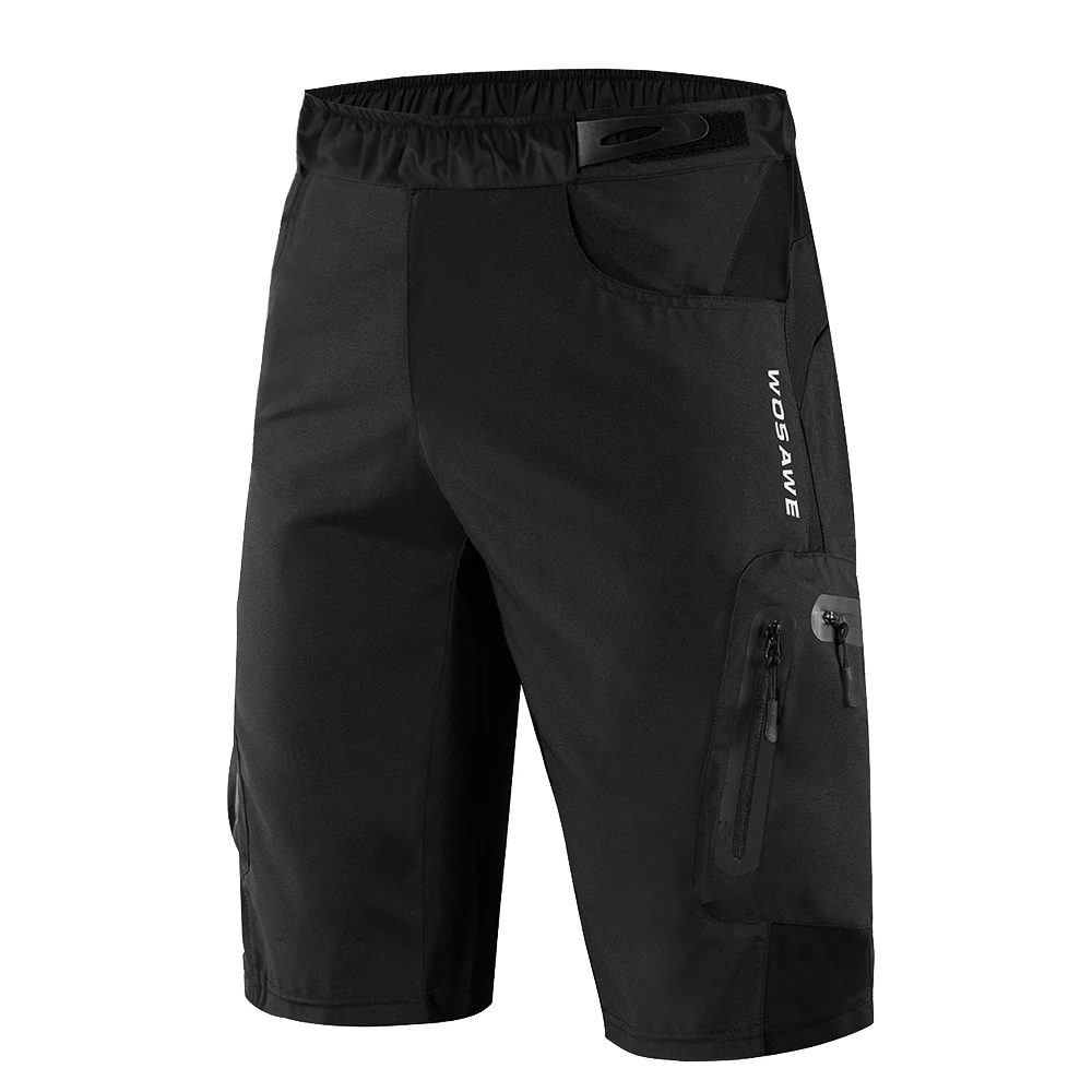 Men's Loose Cycling Shorts 3D Padded Outdoor Sports Rain Dirty Resistance Breathable Bicycle Downhill Bike Racing MTB Shorts