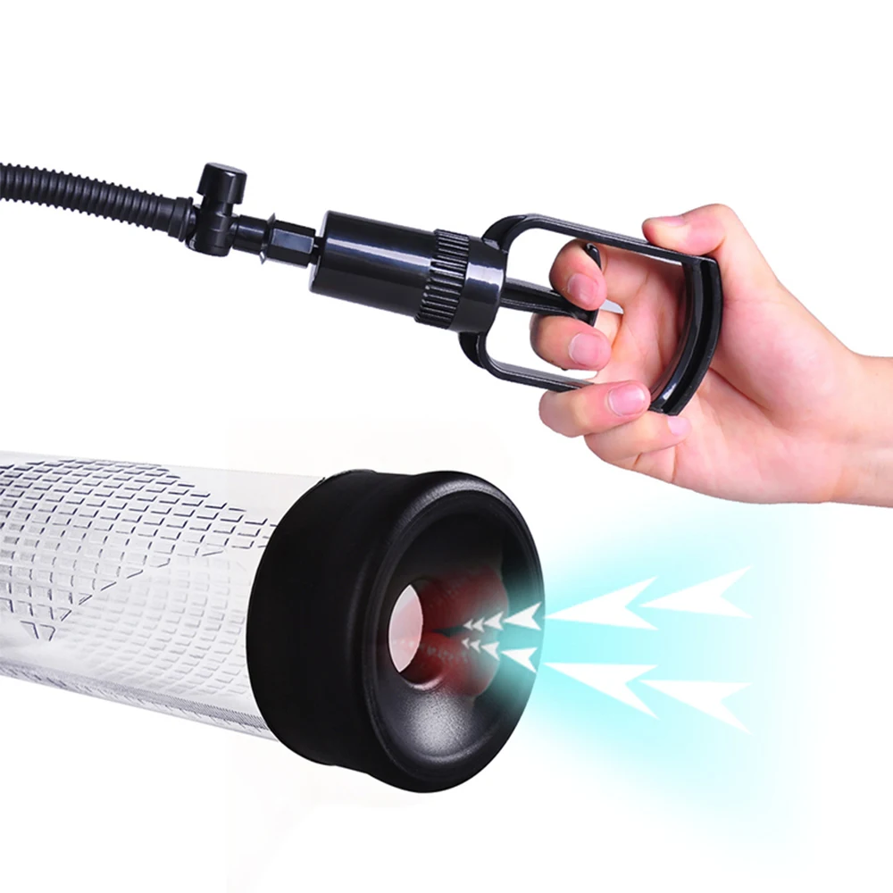 Penis Pump Sex Toy for Men Extender Enlarger Man Masturbator Delay Lasting Trainer Adult Toys Shops | Красота и здоровье