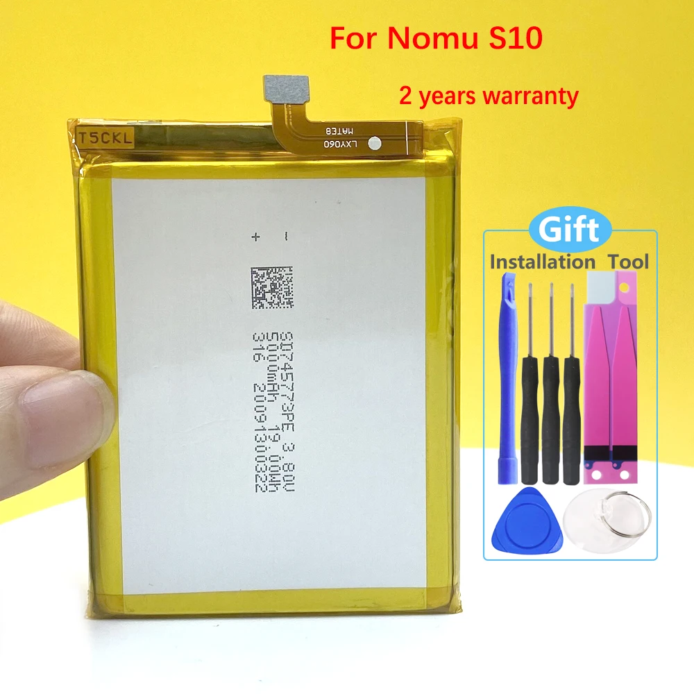 

New 5000mAh Battery For Nomu S10 S 10 Phone Replacement High Quality In Stock With Tracking Number
