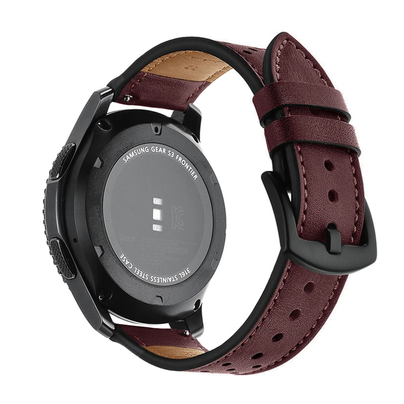 Ремешок 22 мм для samsung galaxy watch 3 45 S3 Frontier/Classic huawei gt 2/2e 46 amazfit gtr 47 ремешок смарт