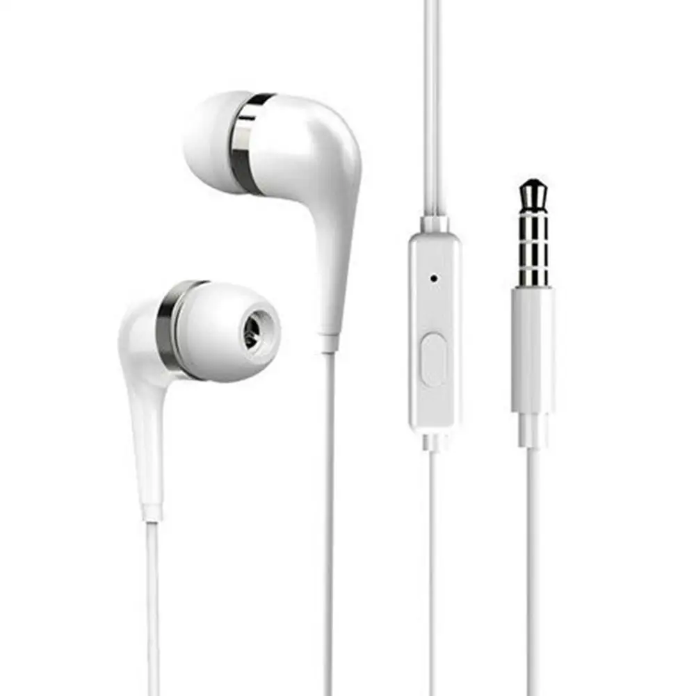 

Earphones Headsets With Built-in Microphone In-Ear Earphone Universal For Smartphones Wired O6H4
