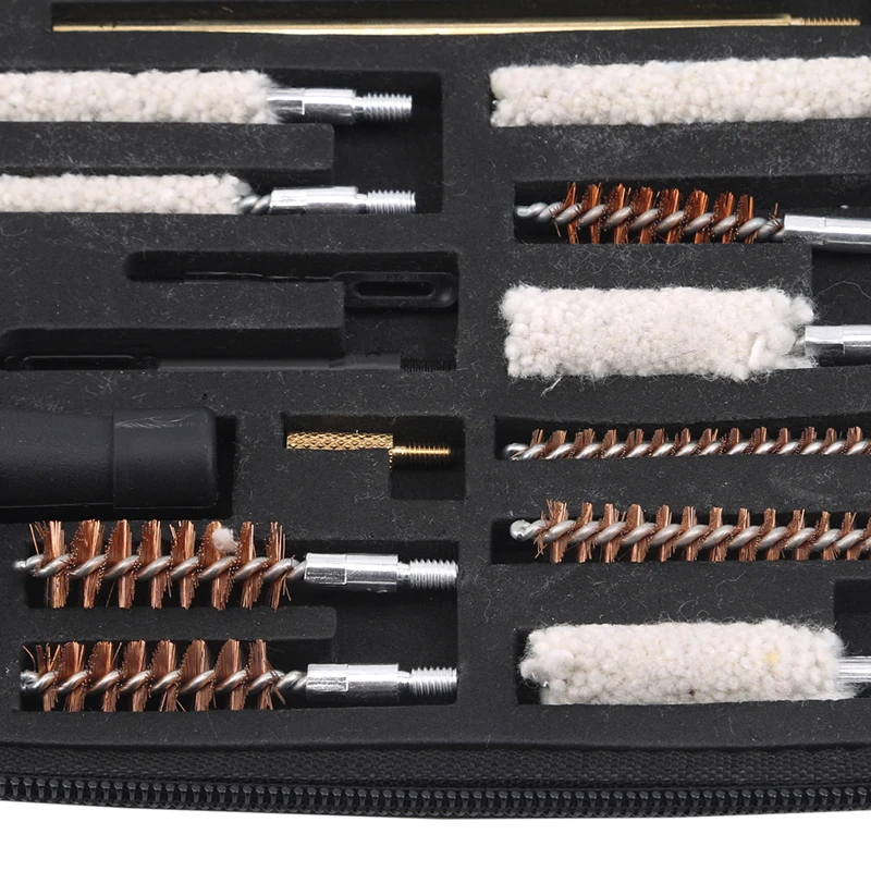 

16pcs Full Extension Pole Suit Multifunctional Cotton Brushed Steel Wire Cleaning Tube Cleaning Kit For 6 9.5 10 11*12.5mm