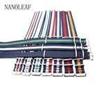 Сменный ремешок NANOLEAF для часов НАТО, 18 мм, 20 мм, 22 мм, 24 мм, с пряжкой из нержавеющей стали, 41 цвет на выбор