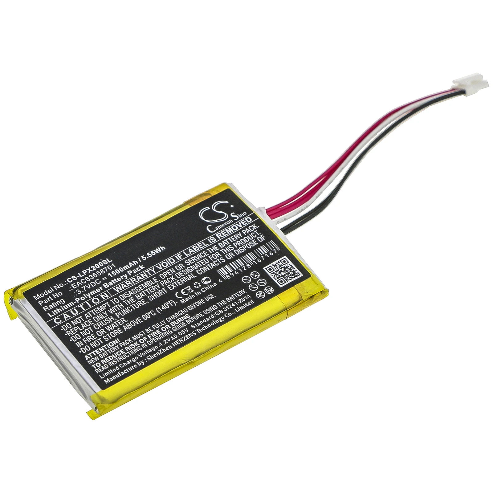 

Cameron Sino Battery For LG XBOOM Go PL2