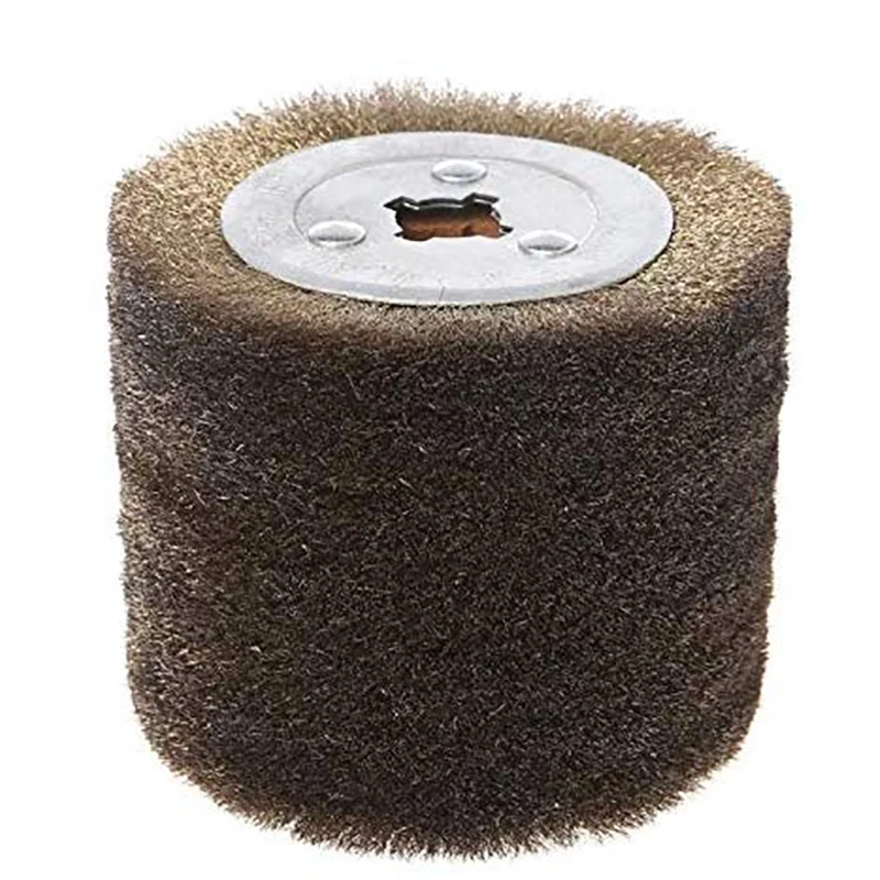 

Wire Brush Wheel 0.5mm Wood Open Paint Polishing Deburring Wheel for Electric Striping Machine