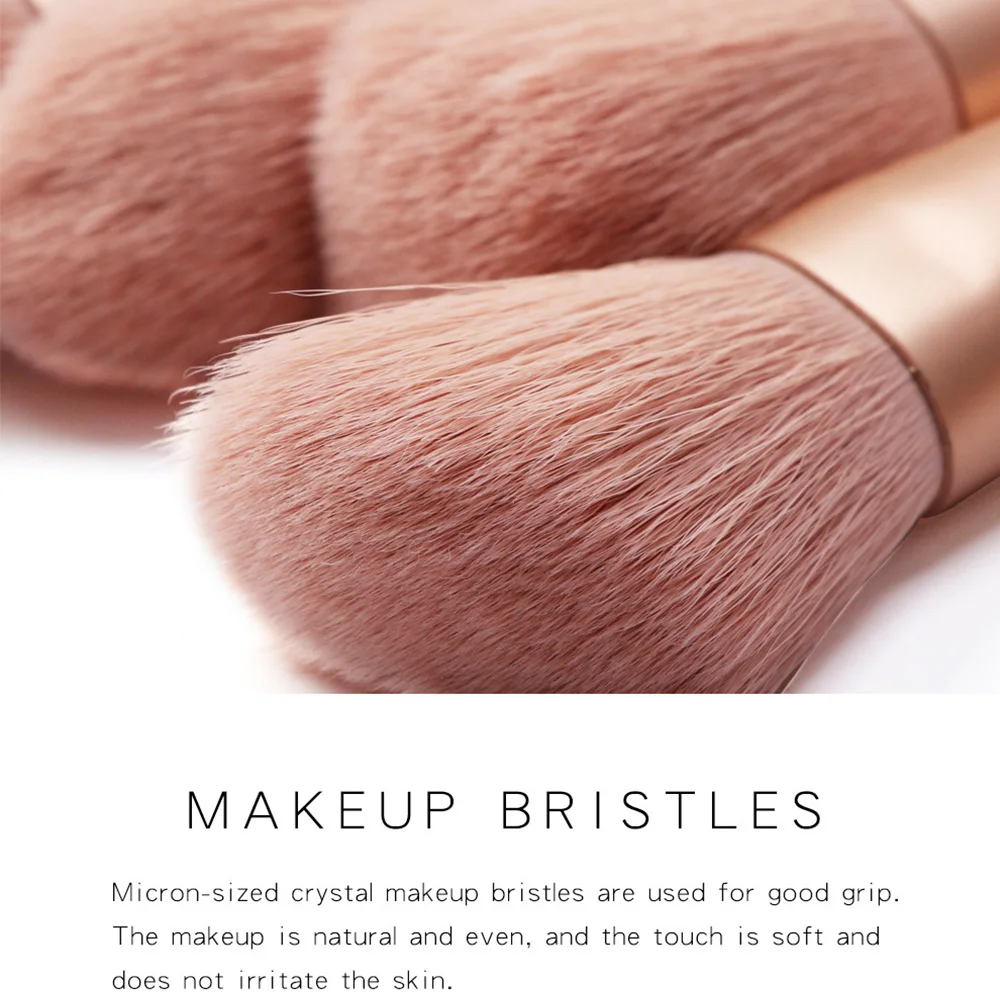 

12Pcs Animal Plastic Handle Makeup Brushes Set Nylon Hair Foundation Brush Eyeshadow Contour Cosmetic Applicator Tools