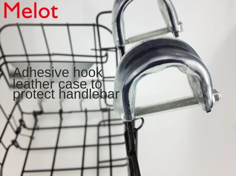 

Bicycle Basket Bicycle Basket Bicycle Raccoon Mountain Bike Front and Rear Bicycle Basket Bicycle VegetableMetal Foldable Basket