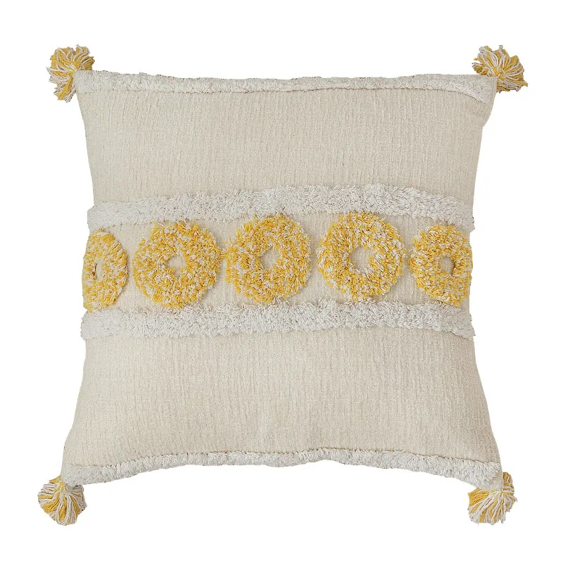 

2021 new bohemian sofa pillowcase moroccan style cushion simple new bed sofa cushion