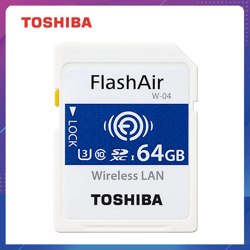 TOSHIBA Flash Air W-04 карта памяти 32 Гб 16 Гб wifi sd-карта 90 МБ/с./с Беспроводная SDHC карта памяти Tarjeta SD wifi sd-карта для камеры