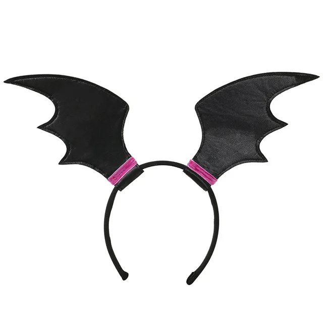 Vampirina Headband Костюм вампирина с крыльями для девочек; детская одежда для ролевых игр с героями мультфильмов; Детские вечерние Карнавальные Платья вампира на Хэллоуин - Цвет: Vampirina Headband