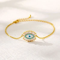 boho zircon devils eye bracelets for women engagement wedding bracelet female jewelry for friendship charm bracelets pulseras