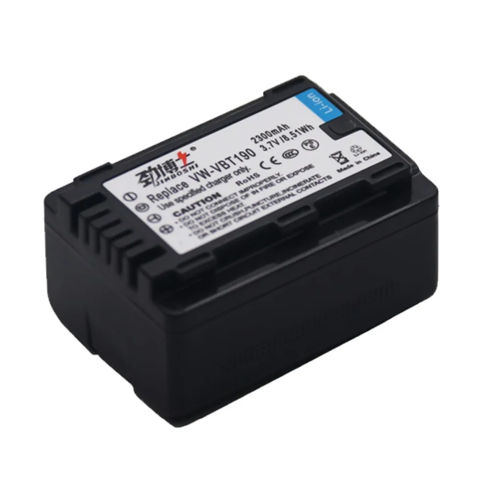 Jinboshi 1 шт. VW-VBT190 VW VBT190 Li-Ion Батарея 2300 мА/ч+, Зарядное устройство для цифрового фотоаппарата Panasonic HC-V110 HC-V130 HC-V160 HC-V180 HC-V201 HC-V210