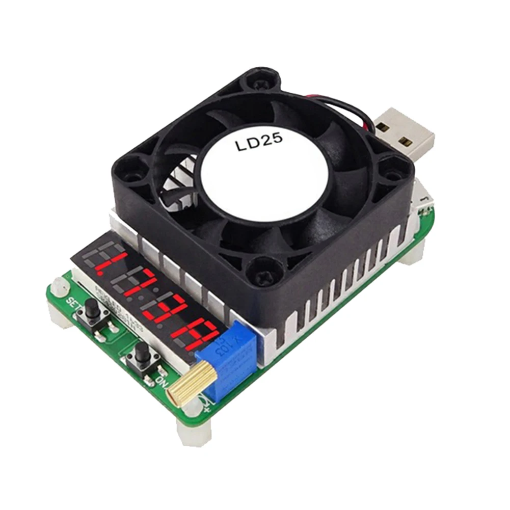 LD25/LD35 Электронный USB интерфейс нагрузки резистор разряжаемая батарея тест