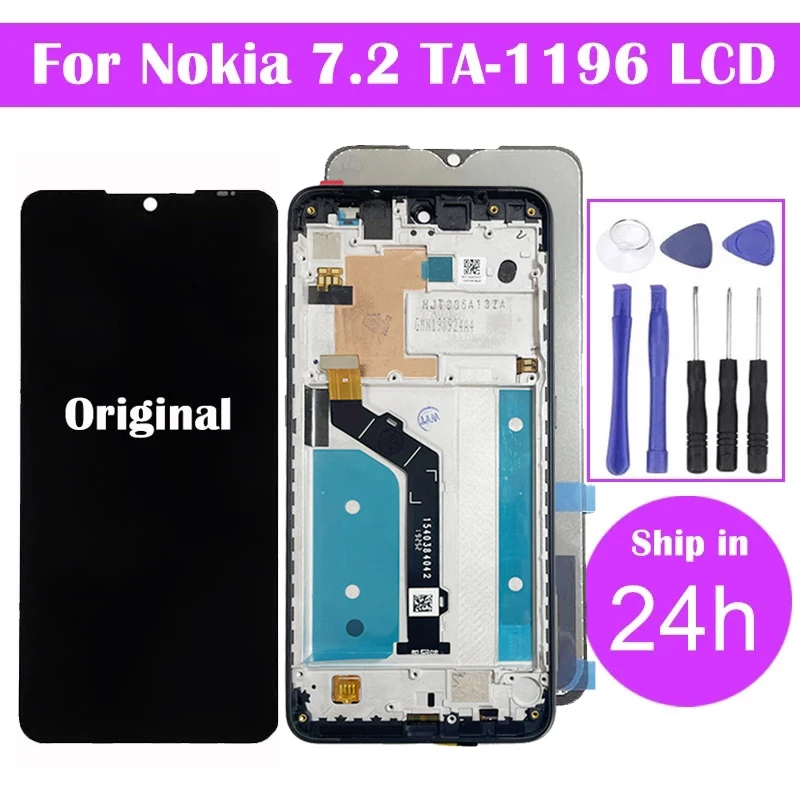 ЖК-дисплей для Nokia 1196 TA-сенсорный экран дигитайзер в сборе запасные части