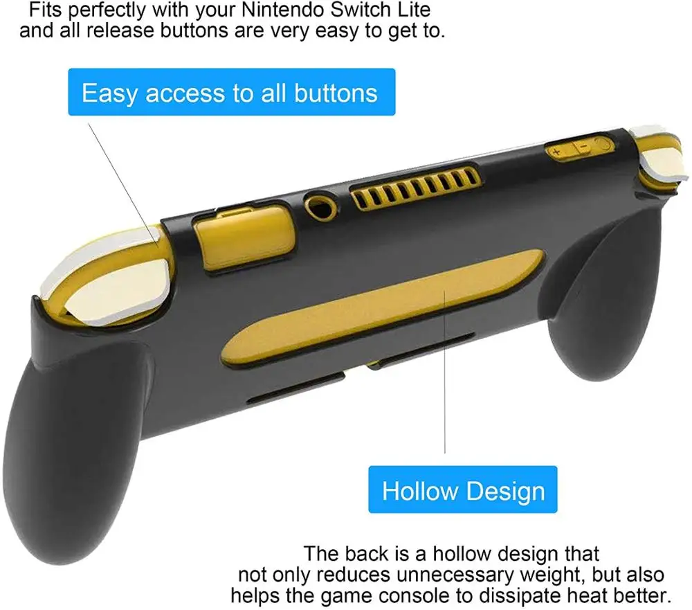 Эргономичный защитный чехол для Nintendo Switch Lite игровой держатель консоли