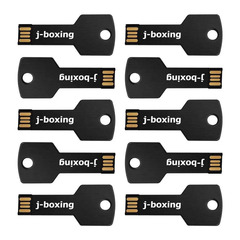 USB-флеш-накопитель J-boxing 10 шт./лот в форме ключа флеш-накопитель для ПК Mac 1 ГБ 2 4 8 16 32