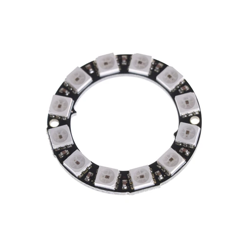 

1 x RGB LED Ring 12Bit WCMCU-2812B-12 5050 RGB LED + Integrated Driver Module