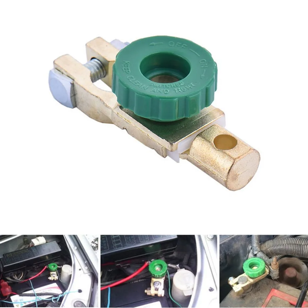 new Copper Battery Terminal Link Switch Quick Cut-off Disconnect Isolator Auto Car Accessories Drop Shipping Hot | Автомобили и