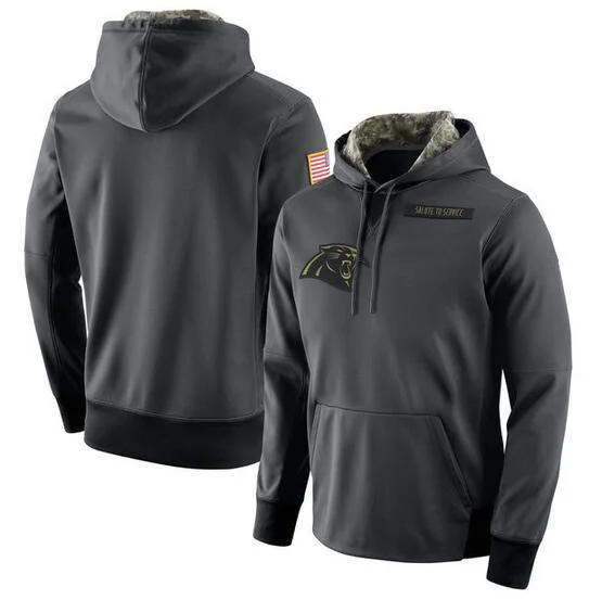 

Carolina Sweatshirt Panthers Salute to Service Player Performance Anthracite American football Hoodie