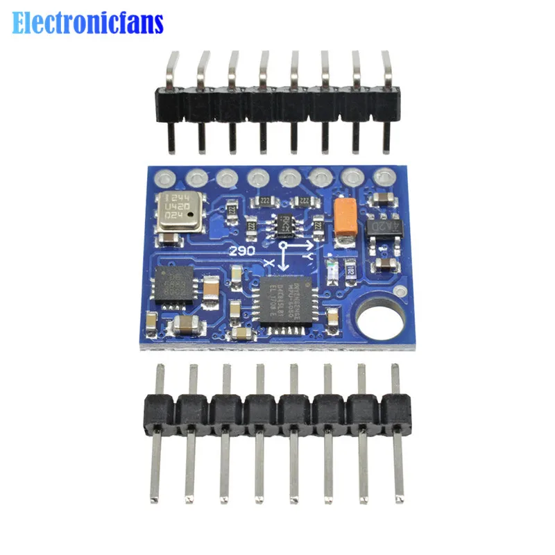 GY-87 I2C/IIC 10DOF MPU6050 HMC5883L BMP180 Sensor Board Module GY87 For Arduino 5V Power Built-in Filters High Accurancy | Электронные