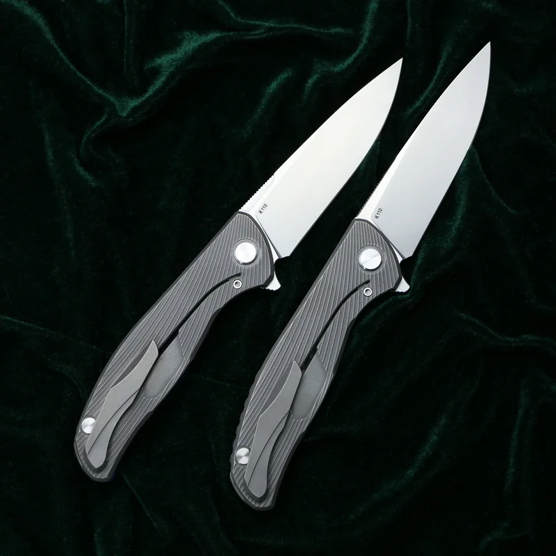 Складной нож Green thorn hati 95 складной k110 рукоятка титановый подшипник CF 3D походные