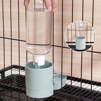 500ml pet drinking fountain small dog hanging automatic feeder cat hanging cage drinking fountain water bottle