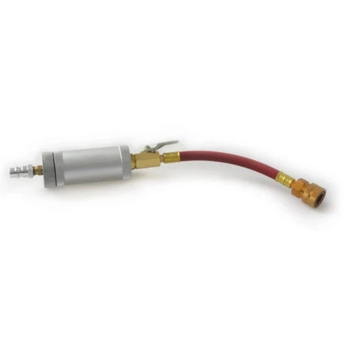 

Fixmee R134a Auto 2 oz Aluminum Air con & Refrigerantion oil injector filler tube tool