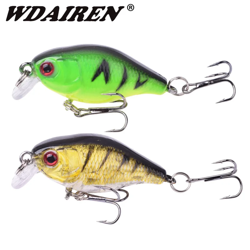 

WDAIREN Crank Fishing Hard Lures 45mm 4g Floating Minnow Wobbler Tackle Artificial Topwater Swimbait For Trout Bass Crankbait
