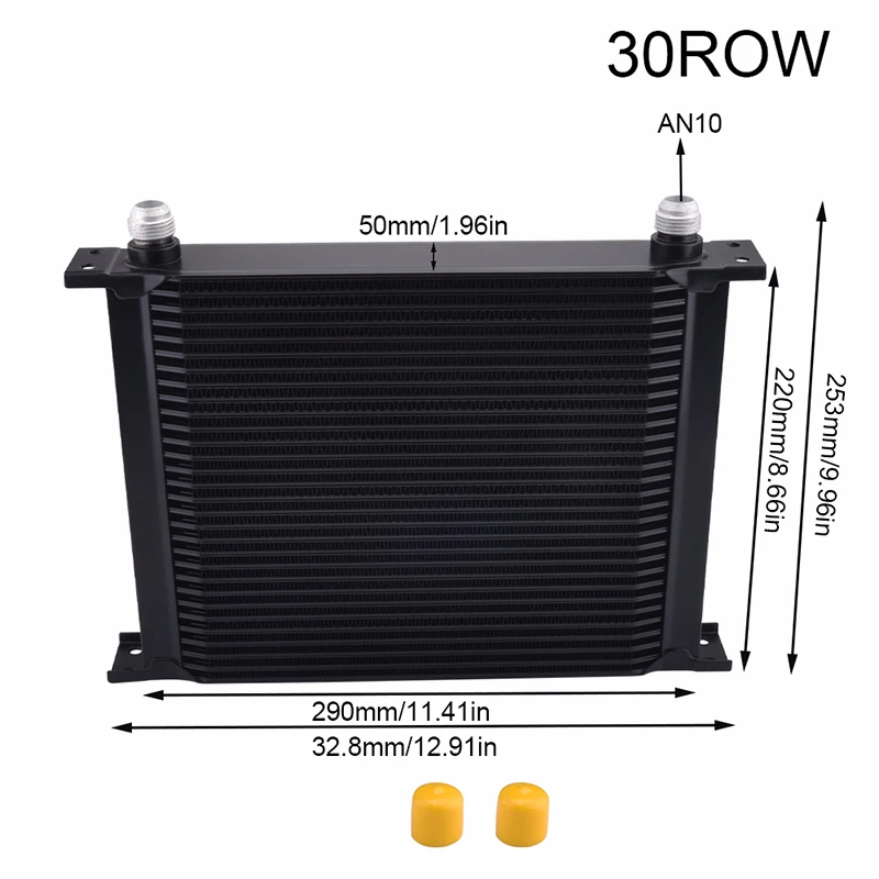 Комплект масляного радиатора двигателя SPEEDWOW 30 рядов сэндвич-адаптер для фильтра