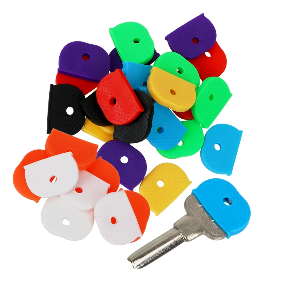 

Эластичный чехол для автомобильных ключей, чехол для автомобильных ключей 24 шт./упак., защита для автомобильных ключей, резиновый брелок для...