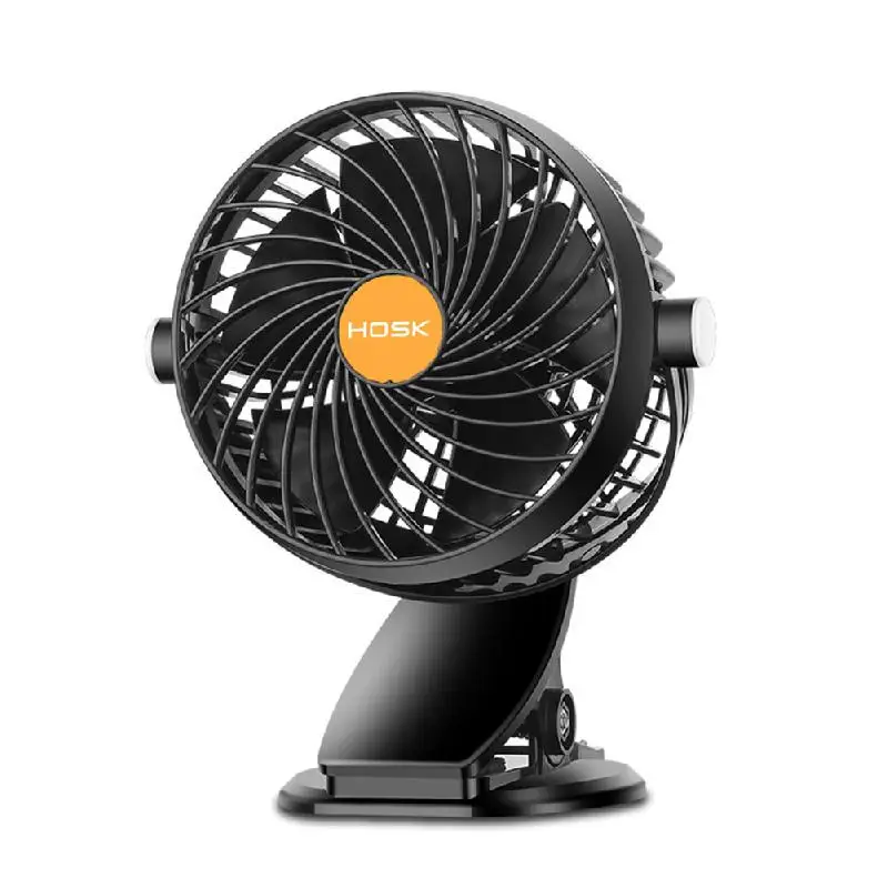 Универсальный Регулируемый автомобильный вентилятор 12 В/24 В 360 градусов с двумя