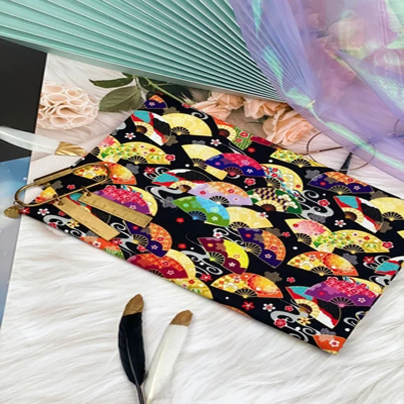 Фирменная Новинка Красочные веера рисунок ситцевой ткани 010 Лоскутной Ткани для