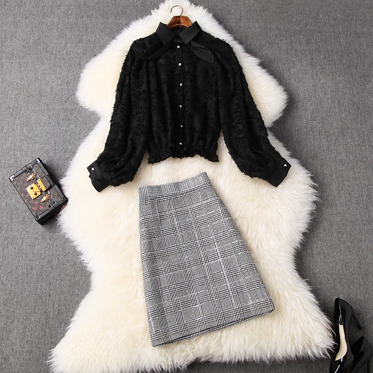 Новые европейские и американские женские платья на весну 2020 с длинными рукавами