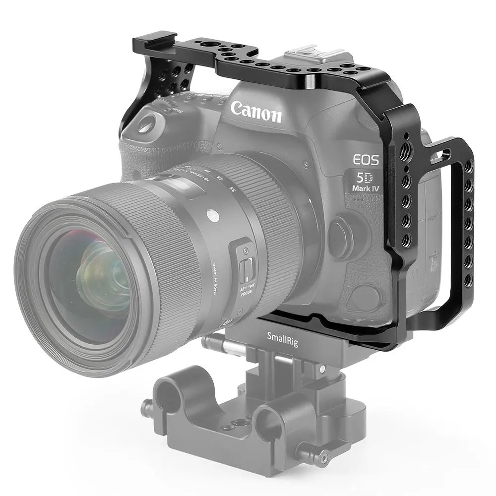 

SmallRig 5D Mark IV Cage Camera Cell for Canon 5D Mark III IV cage With Nato Rail Cold Shoe Mount for DIY Option 2271