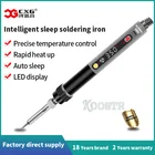 Новый CXG Электрический паяльник для подключения к паяльная инструмент сварочное оборудование активация умного спящего режима цифровой Дисплей паяльной станции E60S 60W 110W