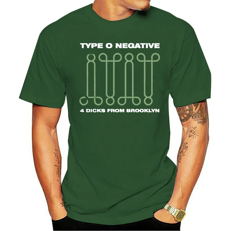 

Leisure O-neck T-shirt Type O Negative Silence S M L Xl 2Xl Brand New Official