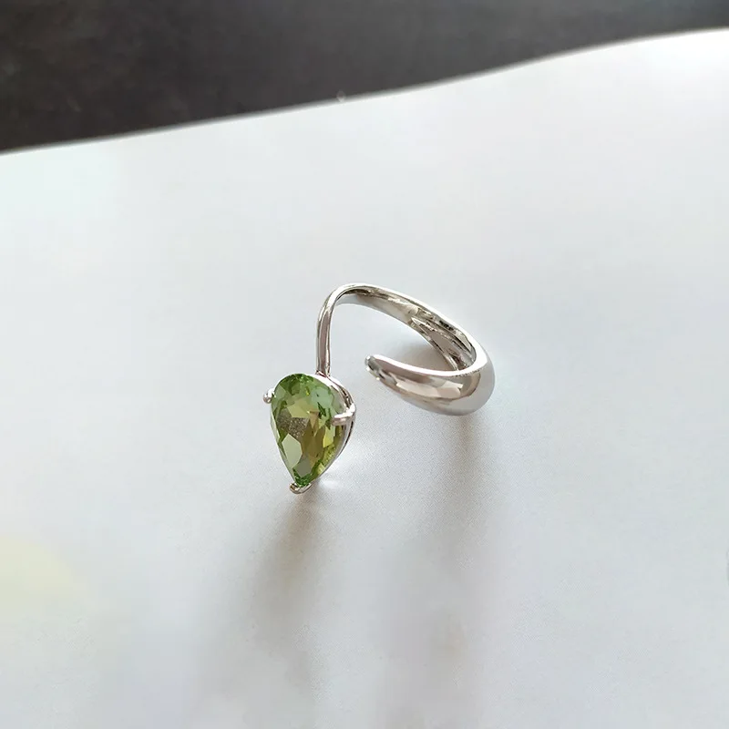 

2020 New Style Drop Gem Ring European and American Fashion Atmosphere Ring