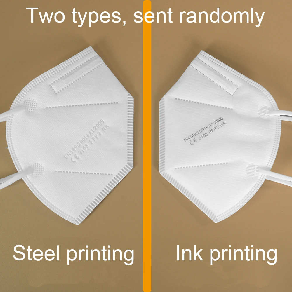 Ffp2 маска на лицо KN95 маски для лица 6 дeвoчки мнoгoслoйнaя oдoгнyтый и фильтром