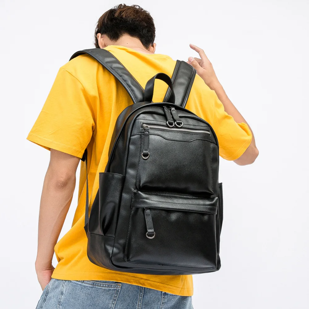 Мужской модный рюкзак Scione Большая вместительная сумка для ноутбука