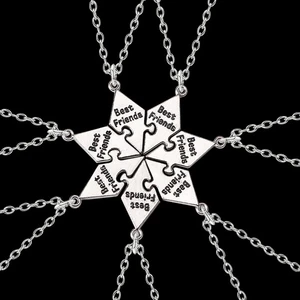 Hot Sale 7-Piece Men And Women Necklace To Send My Best Roommate Friend Friendship Jewelry Choker Gr in USA (United States)